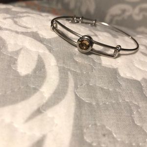 Alex and Ani topaz bracelet